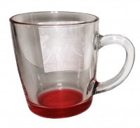 Кружка для чая Палитра (цветное дно) , (стекло, лак) ДекорстайлГласс